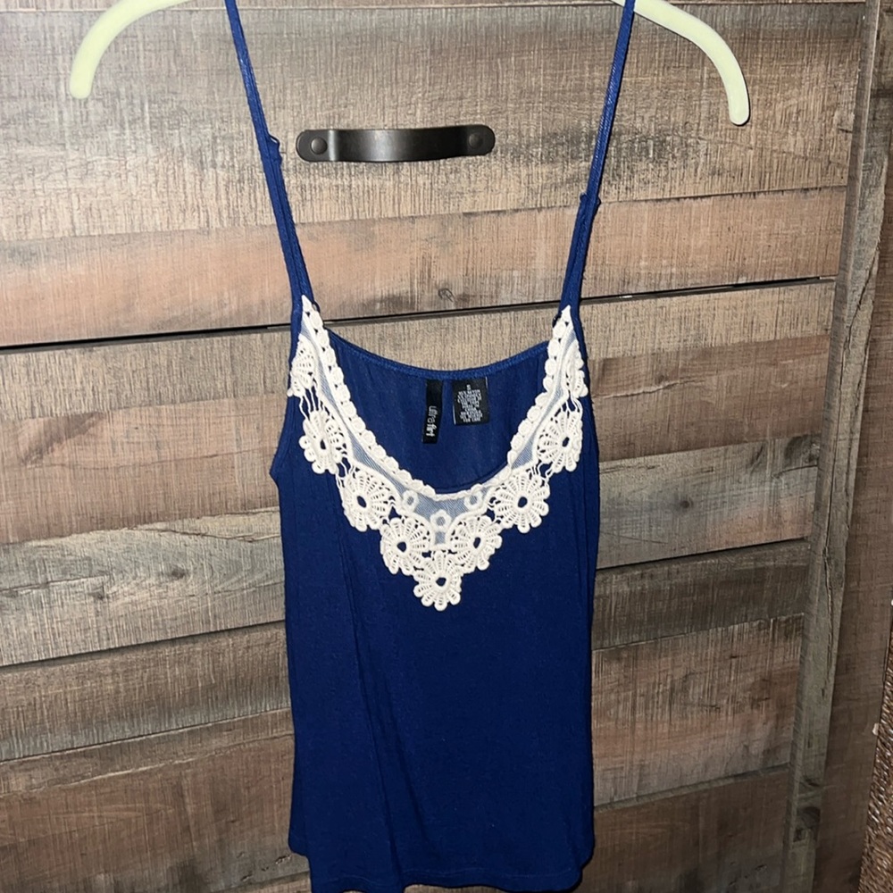 Blue Floral Top